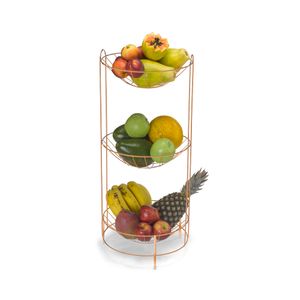 Fruteira Tripla Redonda Arthi