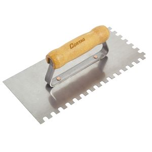 Desempenadeira de Aço Dentada 0,8x0,8cm Cortag
