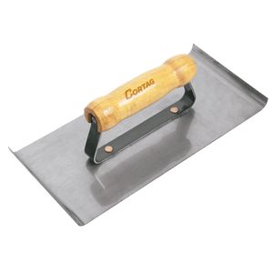 Desempenadeira de Aço Borda Curva 25,6x12x7,3cm Cortag
