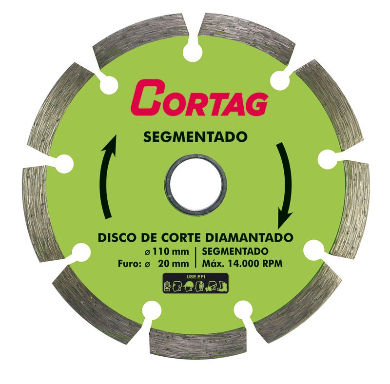 Disco-de-Corte-Diamantado-Segmentado-110mm-Cortag