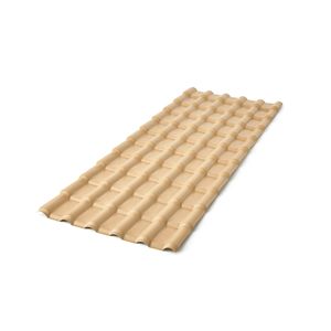 Telha Plan de PVC Marfim 242X88cm Precon