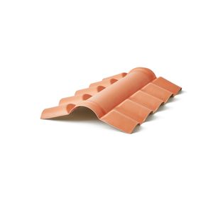 Cumeeira Central de PVC Colonial Cerâmica 56X86cm Precon