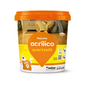Rejunte Acrílico Bege Weber Color 1kg Quartzolit