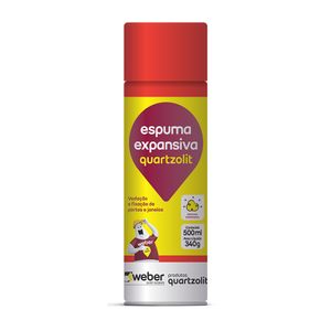 Espuma Expansiva Creme 500ml Quartzolit
