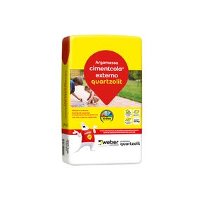 Argamassa Externo Cinza AC-2 Cimentcola 20kg Quartzolit