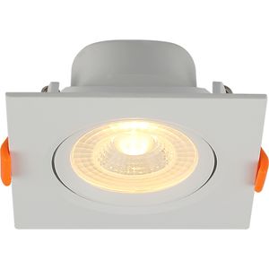 Spot Led de Embutir Quadrado 6W Bivolt 6500K Branco Blumenau