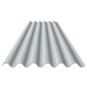 Telha Ondulada de Fibrocimento 366x110x06mm Cinza Eternit