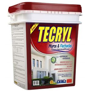 Impermeabilizante Muros e Fachadas 4kg Mel Tecryl
