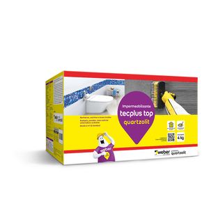 Impermeabilizante Tecplus Top Cinza 4kg Quartzolit