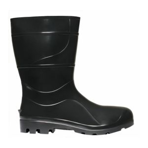 Bota PVC Preta Cano Médio  Fixtil