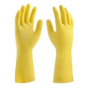 Luva Latex M Amarela Fixtil