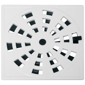 Grelha Rotativa Quadrada 15x15cm Branca Astra