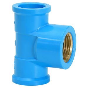 Tê Soldável Com Bucha de Latão 20mm 1/2" Amanco