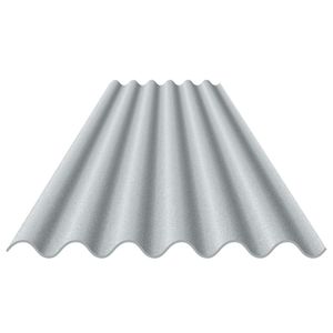 Telha Ondulada de Fibrocimento 183x110x06mm Cinza Eternit