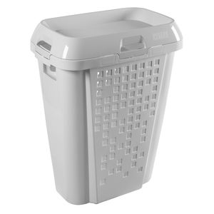 Roupeiro Com Cesto Telado 45L Branco Astra