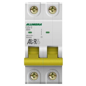 Disjuntor C 2X25 DIN Alumbra