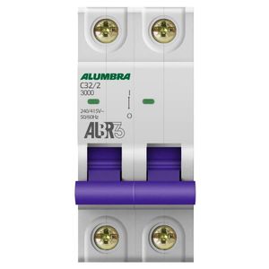 Disjuntor C 2X32 DIN Alumbra