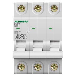 Disjuntor C 3X50 DIN Alumbra