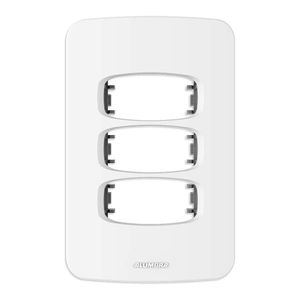 Placa 3 Módulos Com Suporte Gracia 4x2 Alumbra