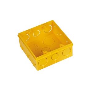 Caixa de Luz Amarela Para Eletroduto Flexível 4x4 Amanco