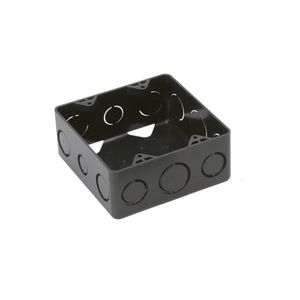 Caixa de Luz Roscável Preta 4x4 Amanco