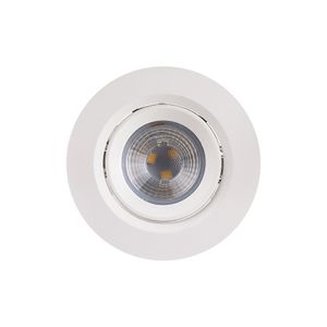 Spot Led de Embutir Redondo Easy 3W 6500k Branco Bronzearte