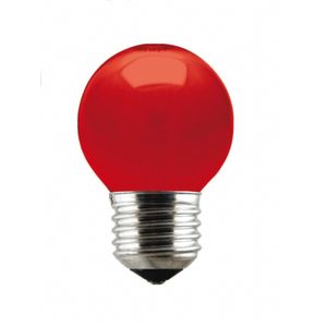 Lâmpada Incandescente Bolinha 15W Vermelho Taschibra