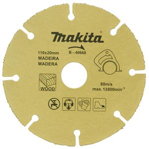 Disco de Serra P/ Madeira 110MM Makita