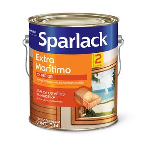 Verniz Sparlak Marítimo Acetinado Natural 3,6L Coral