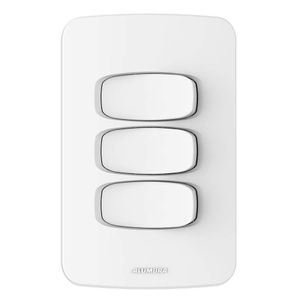 Conjunto 3 Interruptores Simples Gracia 4x2 10A Alumbra