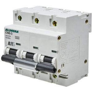 Disjuntor C 3X100 DIN Alumbra