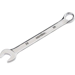 Chave Combinada 20MM Em Aço Cromo Vanádio Cromada Encarelada Vonder