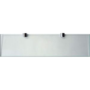Prateleira de Vidro Retangular 40x10cm - 8mm Bemfixa