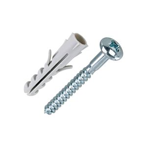 Parafuso Cabeça Panela Fenda Phillips Com Bucha de Nylon 5mm Bemfixa