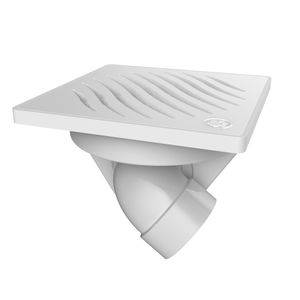 Ralo Com Saída Articulada Branco 100x40mm Tigre