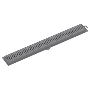 Ralo Linear Grelha Cinza 50cm Tigre