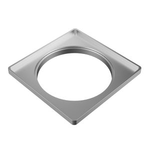 Porta Grelha Quadrado Para Grelha Quadrada Prata 100mm Tigre