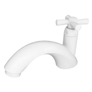 Torneira de Mesa Para Lavatório Cross Branco Tigre
