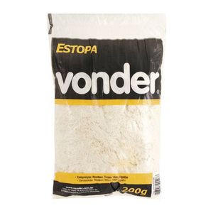 Estopa Branca Para Polimento 200G Vonder