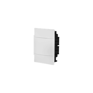Quadro Disjuntor Para Embutir 4DIN Sem Barramento Branco Pial