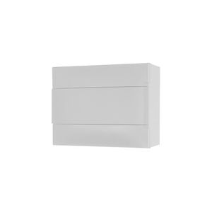 Quadro Disjuntor Sobrepor 12DIN Sem Barramento Branco Pial