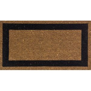 Tapete Capacho Estilo RT Borda Preta 60x33cm Colorful