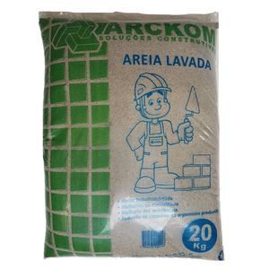 Areia Lavada Média 20KG Arckom