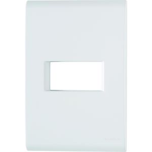 Placa 1 Posto Horizontal 4x2 Liz Branca Tramontina