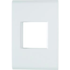 Placa 2 Posto Juntos 4x2 Liz Branca Tramontina