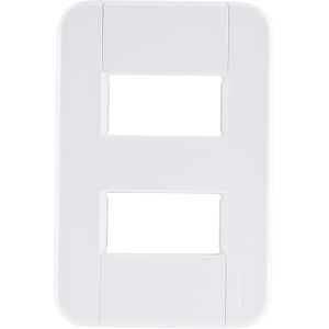 Placa 2 Postos Afastados 4x2 Branca Tramontina