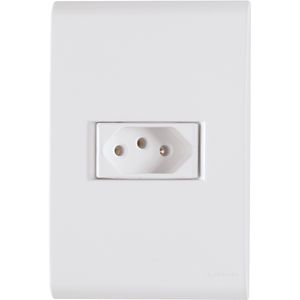 Conjunto 1 Tomada Liz 4x2 2P+T 20A 250V Branco Tramontina