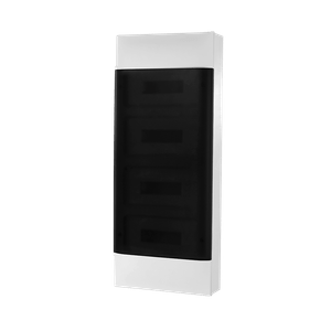 Quadro Disjuntor Sobrepor 48DIN Sem Barramento Branco/Transparente Pial