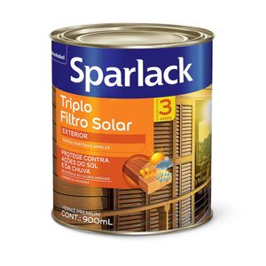 Verniz Sparlack Triplo Filtro Solar Acetinado Natural 900ml Coral
