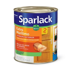 Verniz Sparlack Marítimo Extra Brilhante Natural 900ml Coral